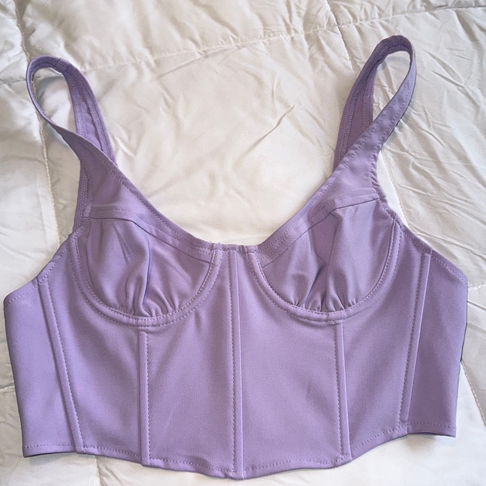 Fashion nova corset crop top